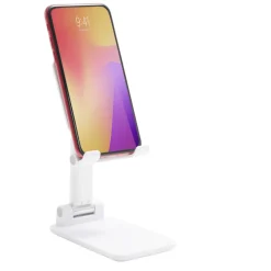 Support téléphone multiposition blanc 6,5x2,7xH11cm < Gifi Discount