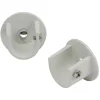 Support tringle à rideau blanc Ø20mm x2