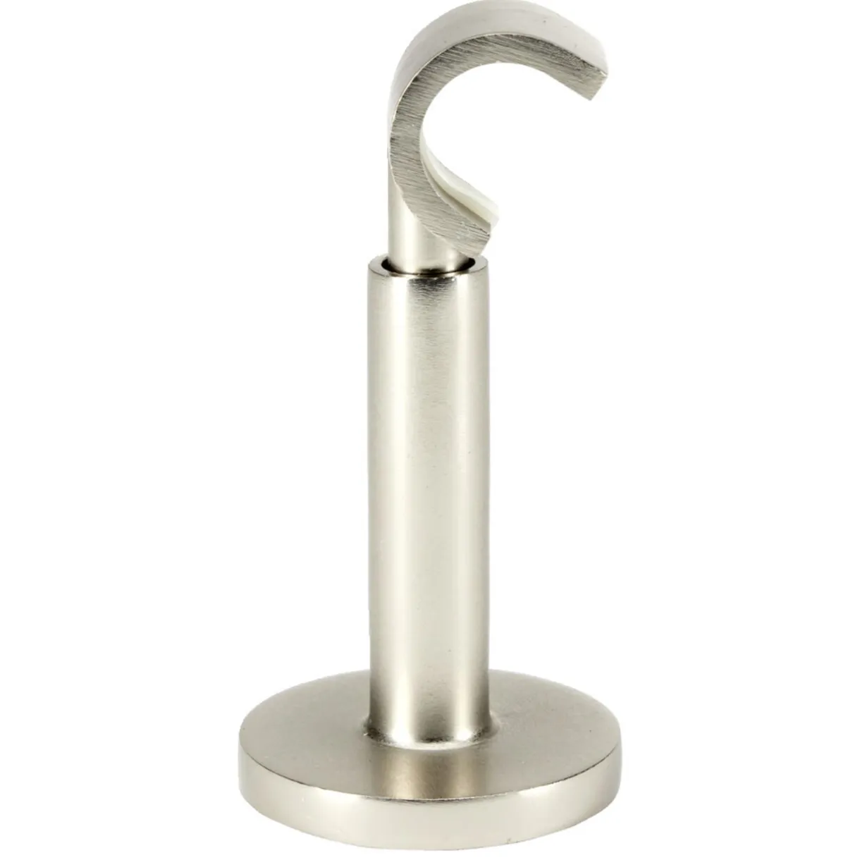 Support tringle à rideaux extensible ouvert alu brossé Ø20mm < Gifi