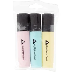 Surligneurs x3 ABS bleu, jaune et rose < Gifi Clearance