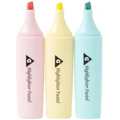 Surligneurs x3 ABS bleu, jaune et rose < Gifi Clearance