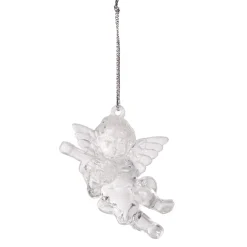 Suspension ange transparent effet glacé < Gifi Best