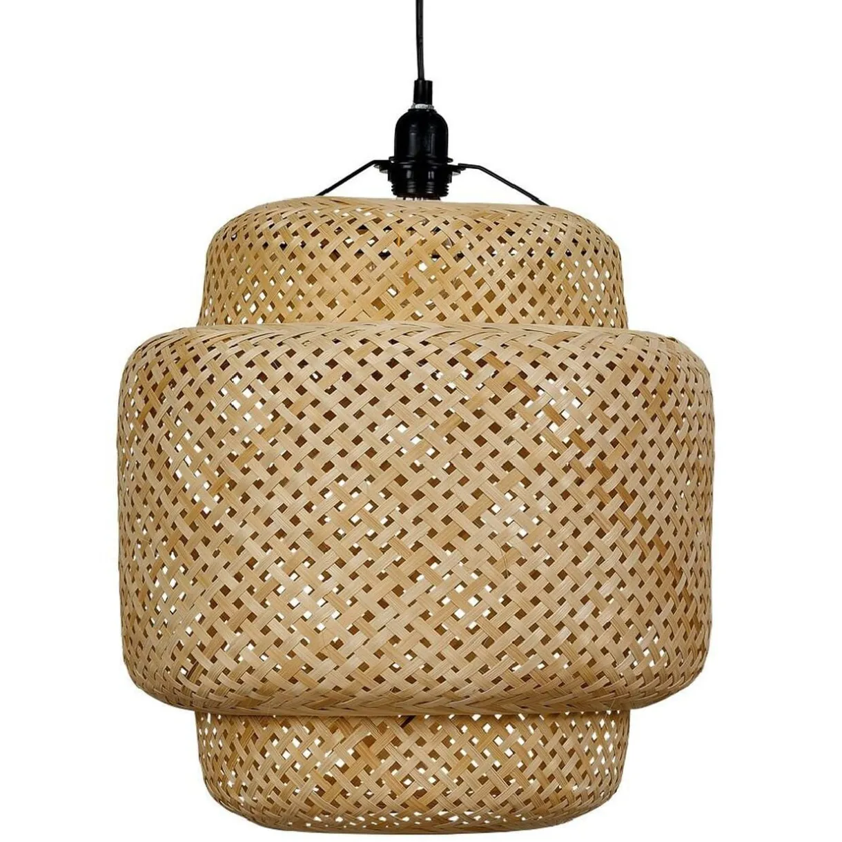Suspension bambou 3 niveaux Ø40xH39cm < Gifi Sale