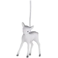 Suspension bébé renne 10x10cm - 2 modèles