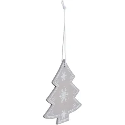 Suspension bois sapin ou renne H8,5cm - 6 modèles < Gifi New