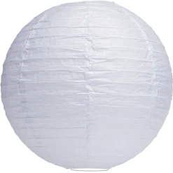 Suspension boule chinoise papier bleu - Ø40xH38cm