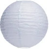 Suspension boule chinoise papier bleu - Ø30xH28cm