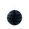 Suspension boule en papier noir < Gifi New