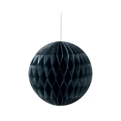 Suspension boule en papier noir < Gifi New