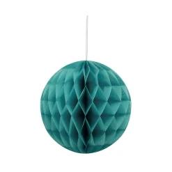Suspension boule en papier vert