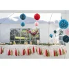 Suspension 2 boules en papier rose et son pompon < Gifi Best