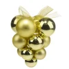 Suspension de Noël boule grappe dorée Ø12/15xH20cm < Gifi Clearance