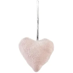 Suspension de Noël Coussin coeur ou étoile en velours < Gifi New