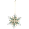Suspension de Noël flocon esprit scandinave