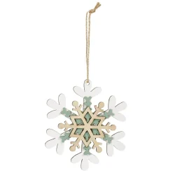Suspension de Noël flocon esprit scandinave