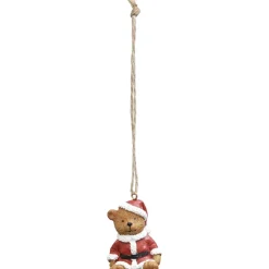 Suspension de Noël forme Ours brun vintage < Gifi Online