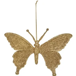 Suspension de Noël forme Papillon pailletté < Gifi