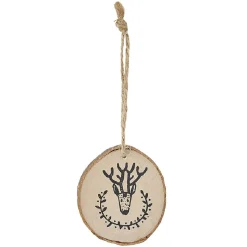 Suspension de Noël mini rondin de bois < Gifi Sale