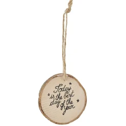 Suspension de Noël mini rondin de bois < Gifi Sale