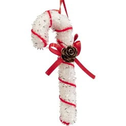 Suspension de Noël sucre d’orge canne rouge et blanc H.19cm < Gifi Hot