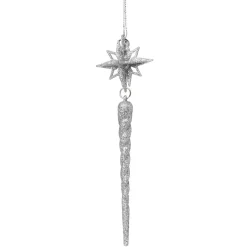 Suspension de Noël Étoile avec forme stalactite glaçon
