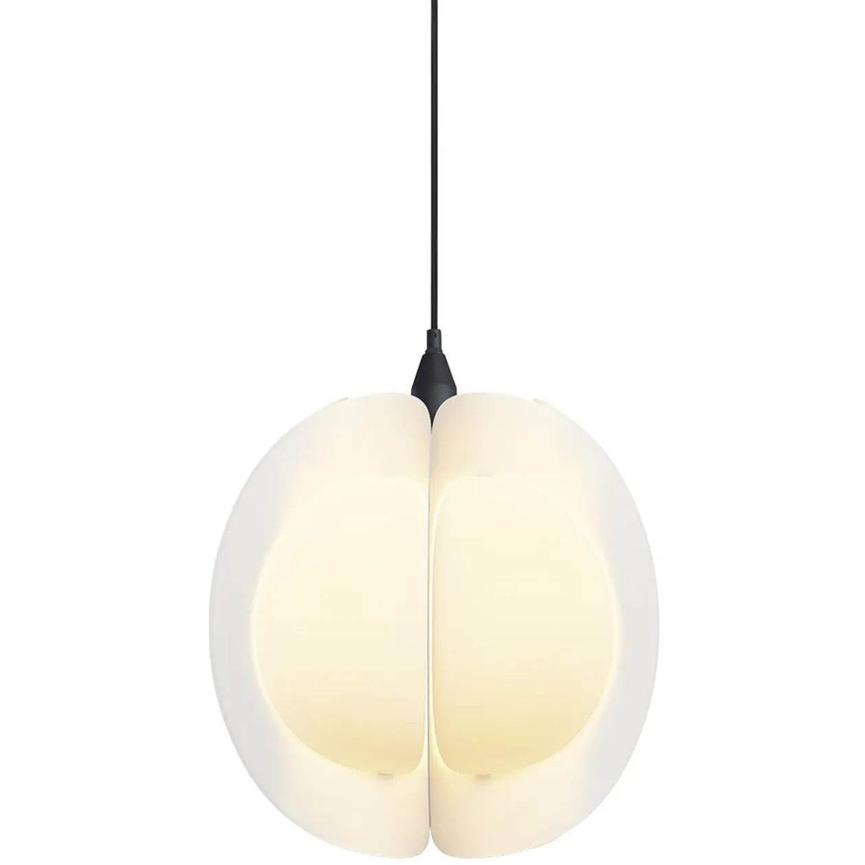 Suspension design origami blanc Ø38xH35cm