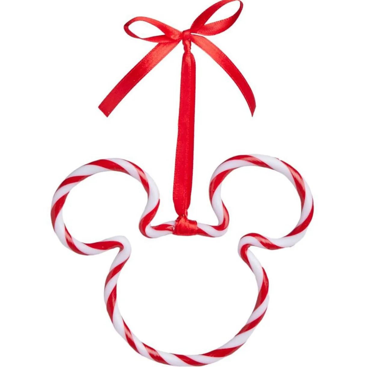 Suspension Disney forme tête Mickey rouge et blanc 12xH10cm < Gifi Discount