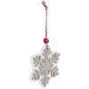 Suspension flocon en bois L14x8cm