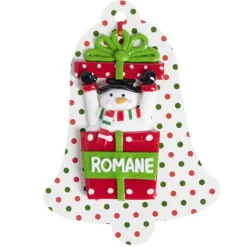 Suspension pour cadeaux de Noël avec prénoms H10cm (2modèles) < Gifi
