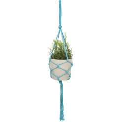 Suspension pour plantes en macramé