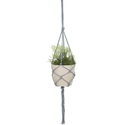 Suspension pour plantes en macramé