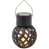 Suspension solaire effet flamme Ø7,5xH9,5cm < Gifi Online