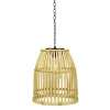 Suspension solaire Laos en bambou Ø20,5xH23cm < Gifi Best