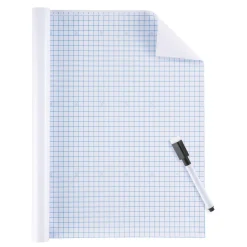 Tableau adhésif blanc à découper 45x200cm avec marqueur effaçable < Gifi Best