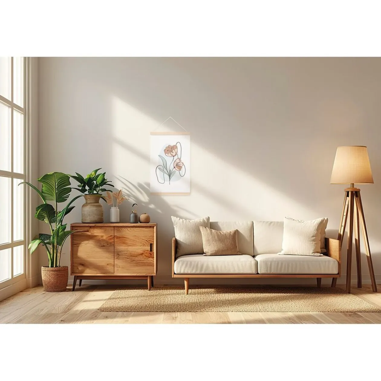 Tableau décoratif toile à suspendre 40x60cm (3 modèles)