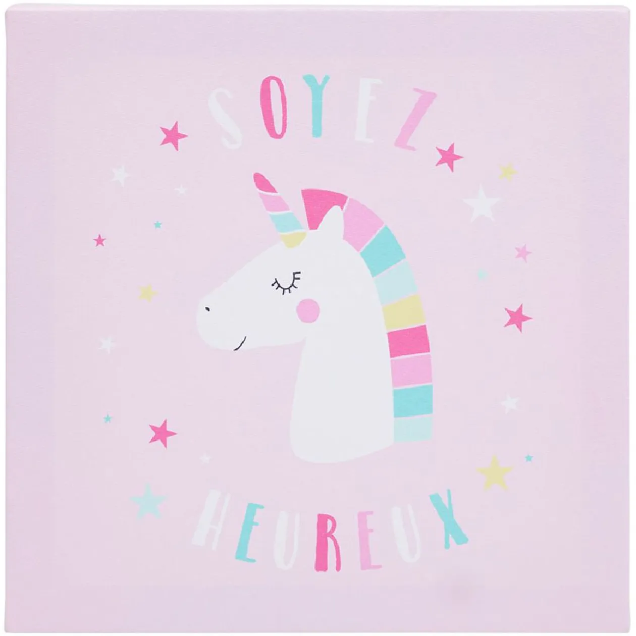 Tableau toile enfant 25x25cm