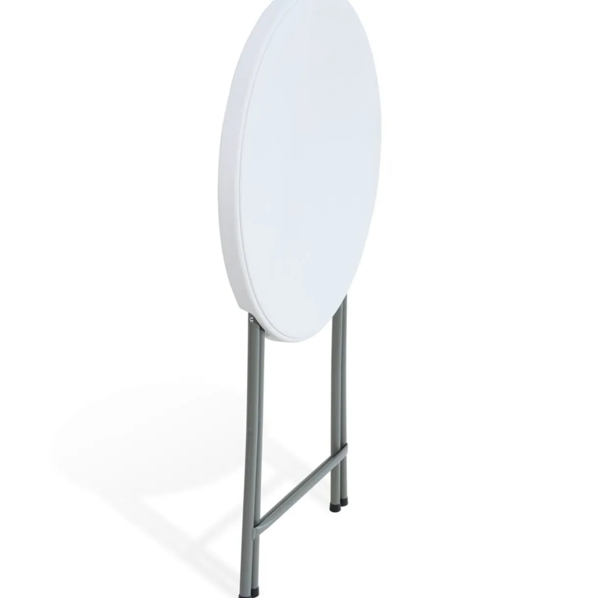 Table bar de jardin pliante Fiesta ronde plastique blanc Ø80xH110cm < Gifi Outlet