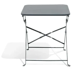 Table basse de jardin Boston carrée métal noir < Gifi Discount