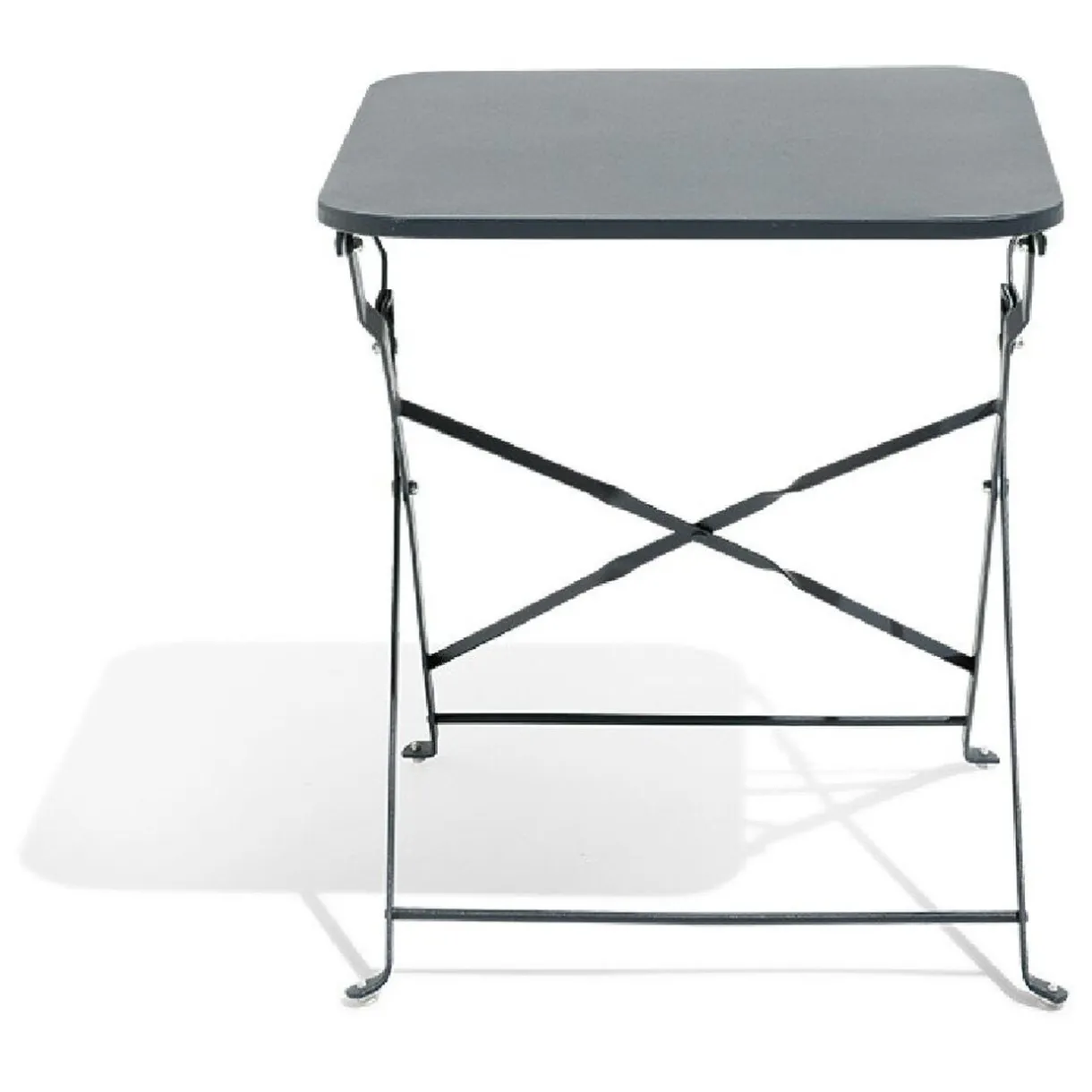 Table basse de jardin Boston carrée métal noir < Gifi Discount