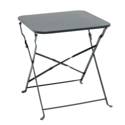 Table basse de jardin Boston carrée métal noir < Gifi Discount