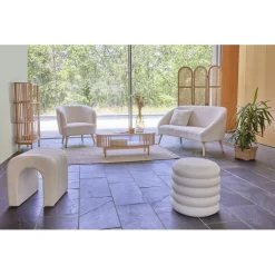Table basse Gaïa bambou naturel - L100xP39xH36,5cm