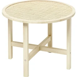 Table basse Kanna cannage de rotin Ø60xH45 cm < Gifi Clearance