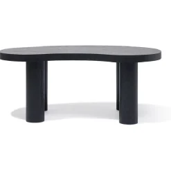 Table basse Pachi noir - L100xP50xH40 cm < Gifi Outlet