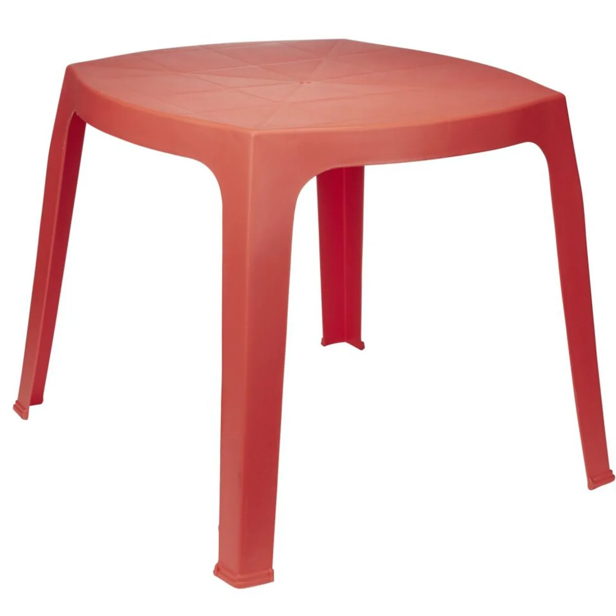 Table de jardin enfant plastique Viva rose 56x51xH45cm