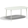 Table de jardin 6 personnes Faro métal vert 160x90xH74cm