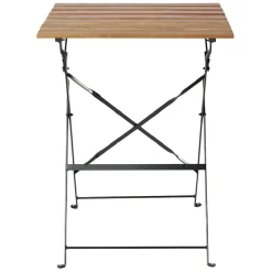Table de jardin pliante Bali 2 personnes métal bois < Gifi Best