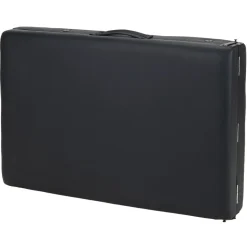 Table de massage pliante bois revêtement simili cuir noir 180x60xH82cm