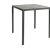 Table haute de jardin Oslow effet marbre 90x90xH94,5 cm