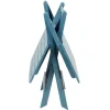 Table pliante Relax plastique bleu 72x70xH79cm