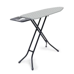 Table à repasser réglable gris imprimé géométrique